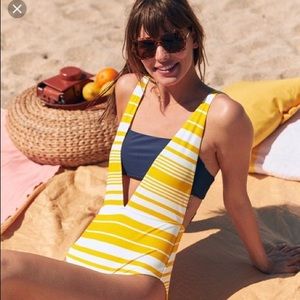 Aerie Layered One Piece Swimsuit Size Large